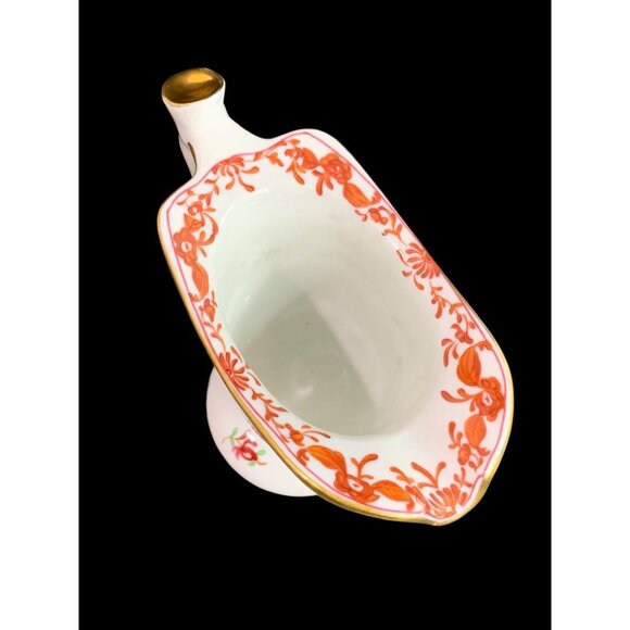 1980s Frankin Mint Fine Porcelain Creamer Collection Floral Rectangular 4 Inch - Picture 5 of 6